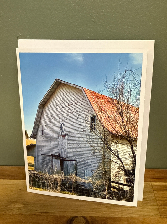 Rustic Barn Photo Card