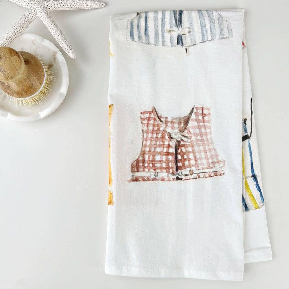 emily lex studio - Boat coats cotton flour sack tea towel
