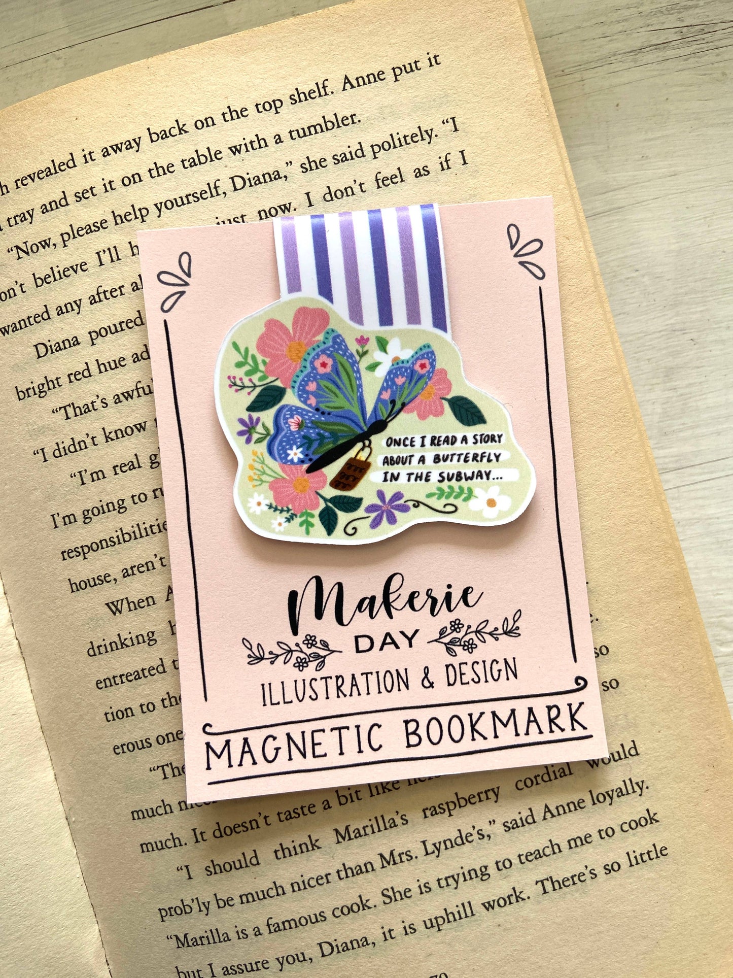 Makerie Day - You've Got Mail Butterfly Bookmark