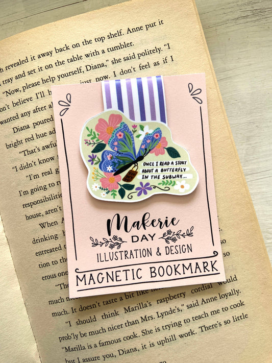 Makerie Day - You've Got Mail Butterfly Bookmark