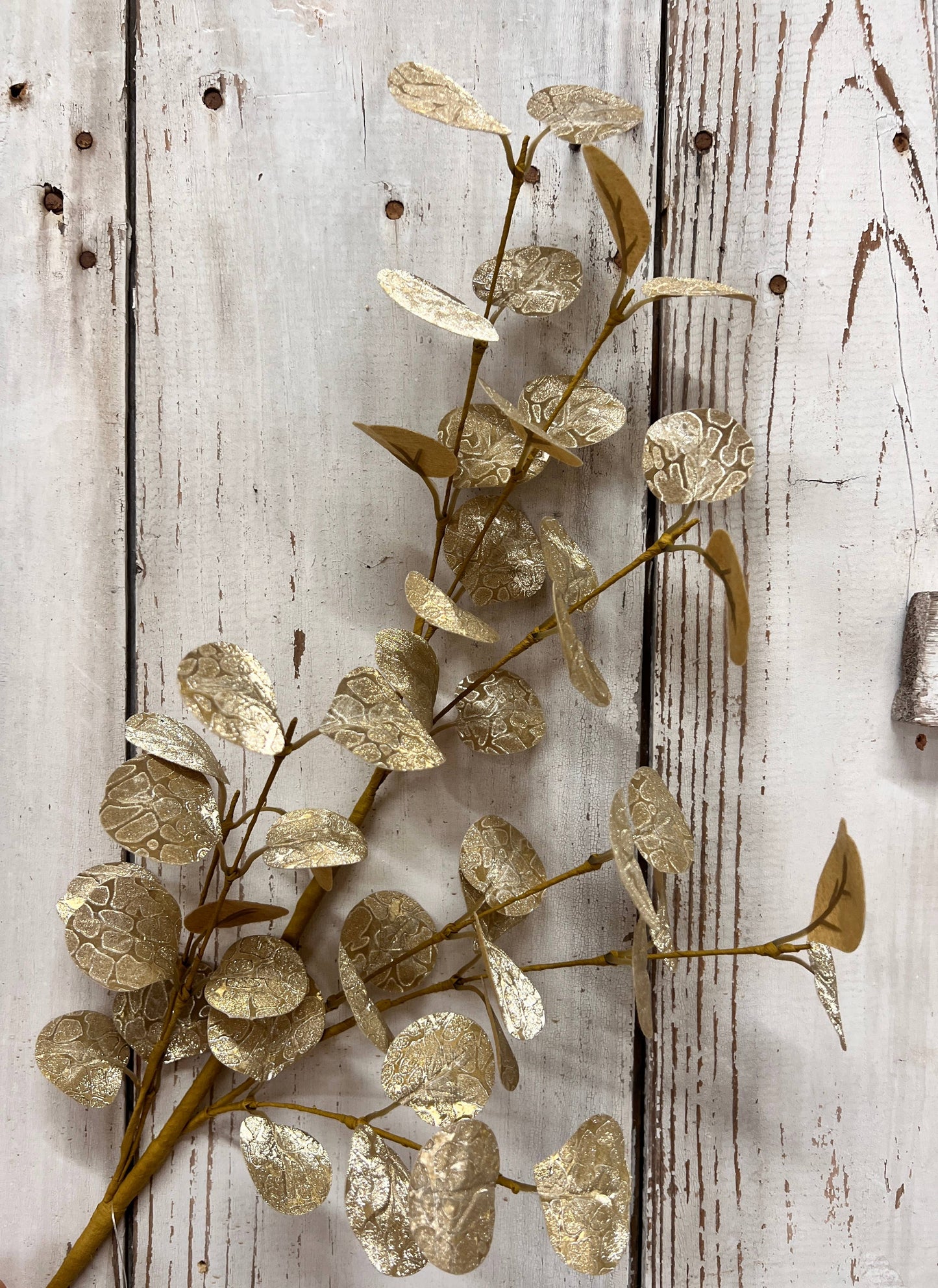 Wholesale Home Decor - Platinum Eucalyptus Pick