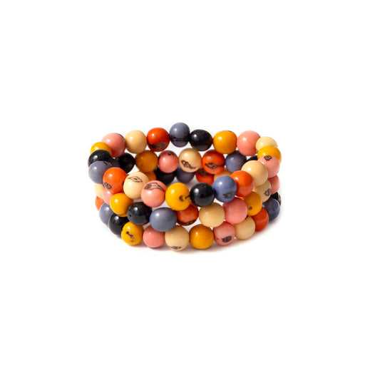 Organic Tagua Jewelry - Stackable Bracelet