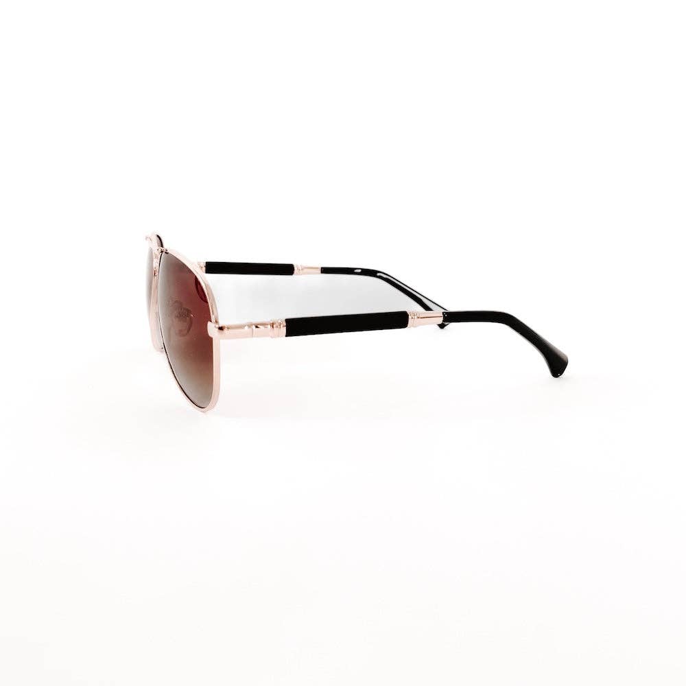 Pretty Simple - Rebecca Round Aviator Sunglasses