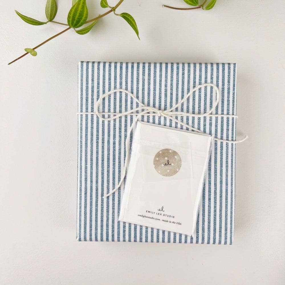 emily lex studio - Gingham gift mini enclosure notecard