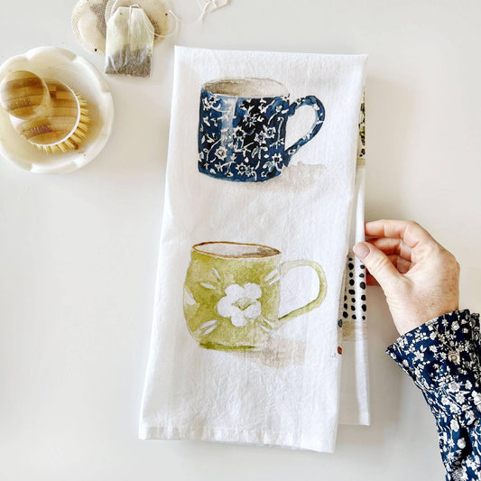 emily lex studio - Mugs cotton flour sack tea towel