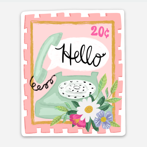 Makerie Day - Vintage Telephone Sticker