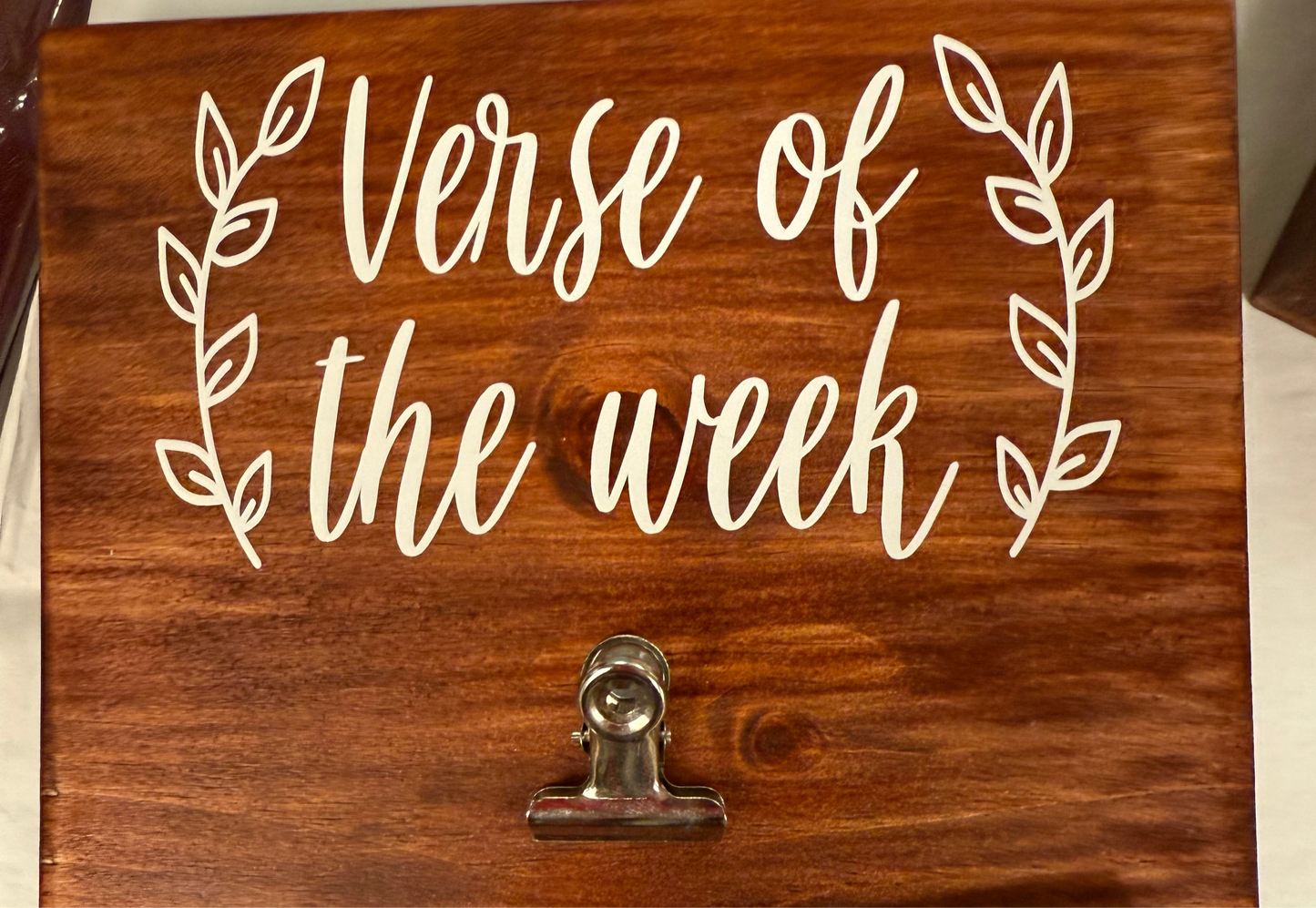 Verse of the week