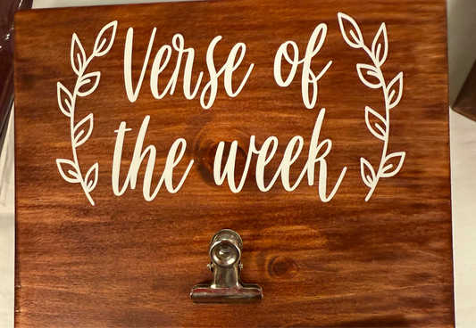 Verse of the week
