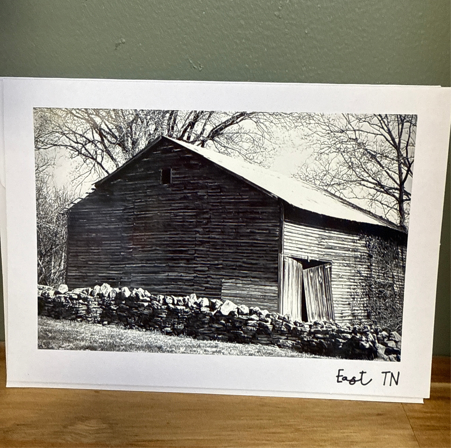 East Tn primitive building black and white