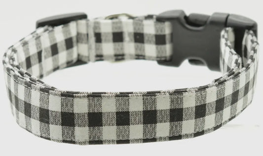 Black Gingham Collar