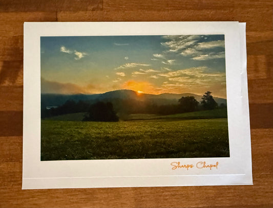 Sharps Chapel Mountain Views photo card