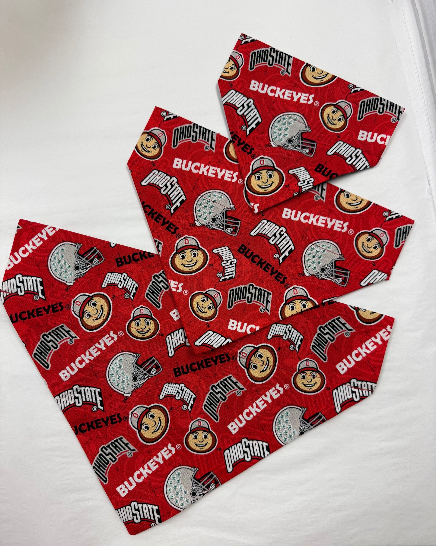 Ohio State Buckeyes dog bandana