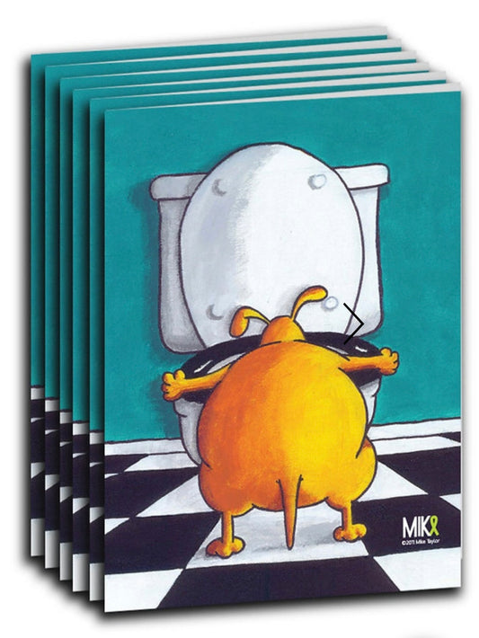 Doodlewags Greeting Card Watering Hole