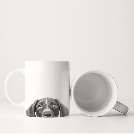 Perkie Prints - Peeking German Shorthair (GSP) Mug