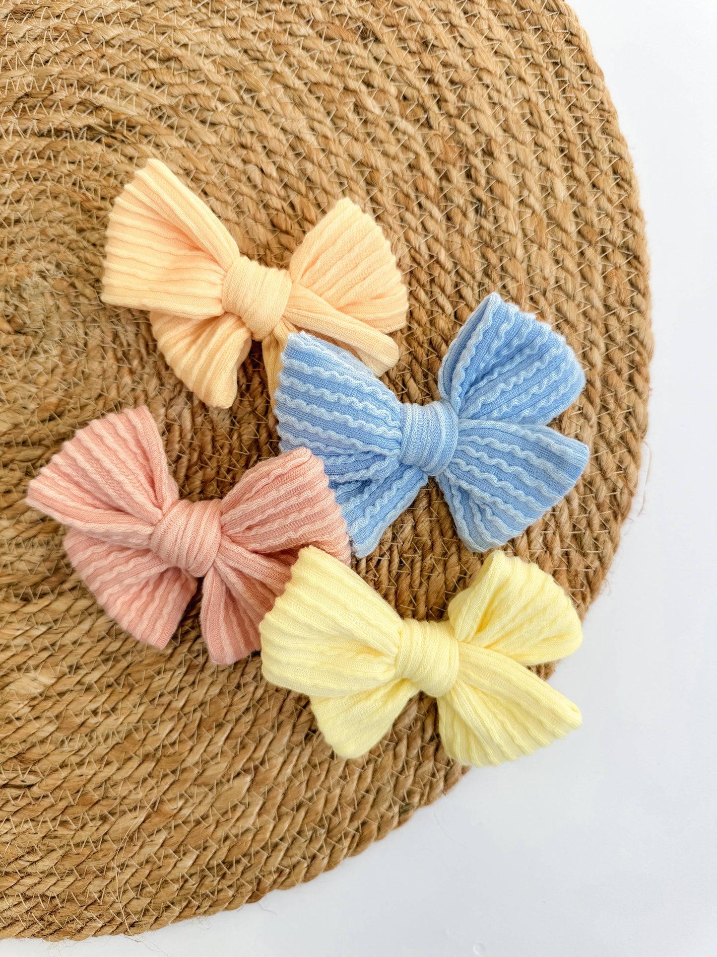 Boho + Babe - Baby Bow Headband - Pastel Willow