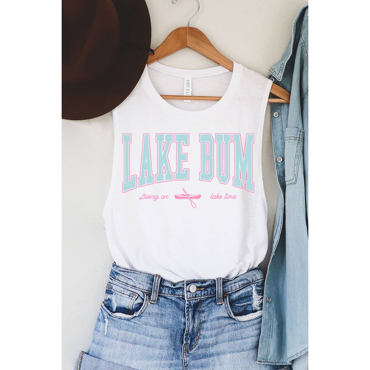 HRTandLUV - LAKE BUM  MINERAL GRAPHIC TANK TOP