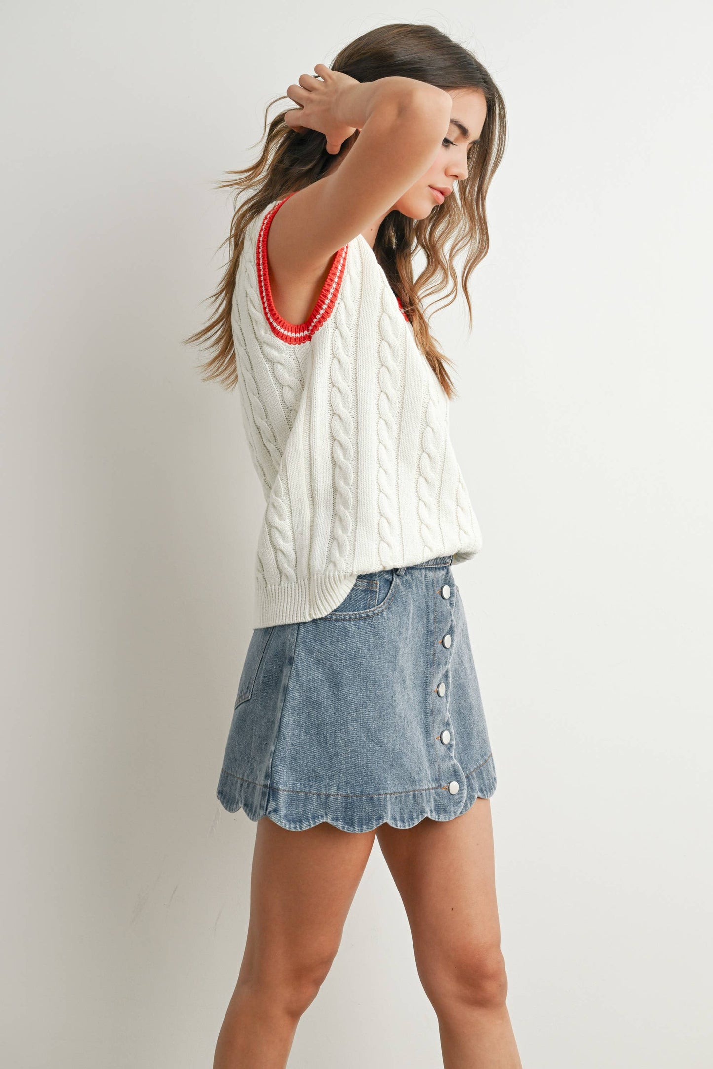 BUTTERMELON - Knitted Sweater Vest - BMW7708
