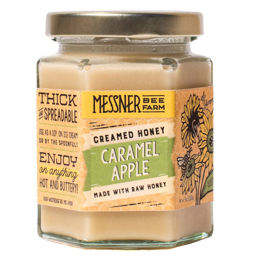 Messner Bee Farm - Caramel Apple Creamed Honey / 9oz. / Kansas City
