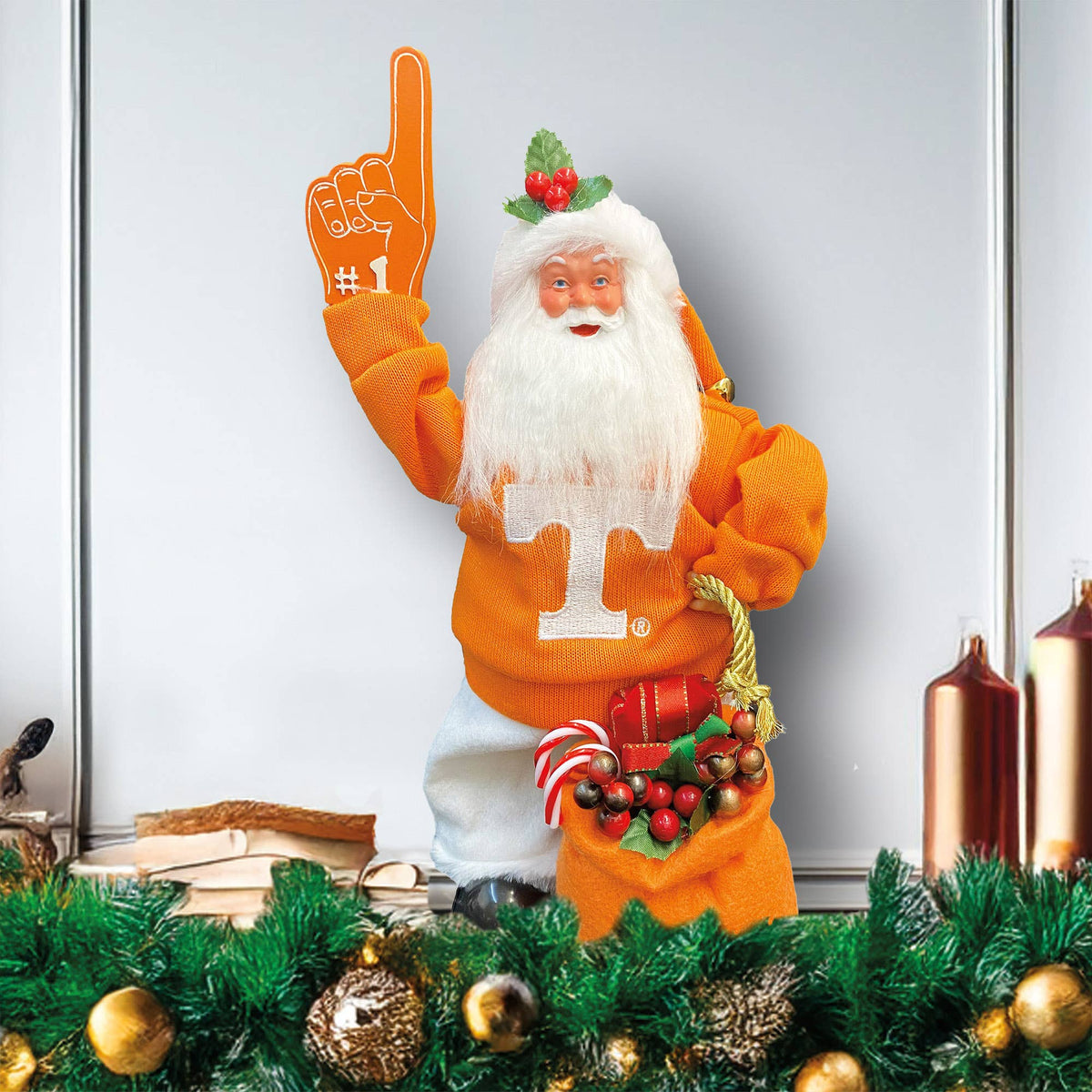 Santa’s Workshop Inc. - 12" Tennessee Animated/Musical Santa