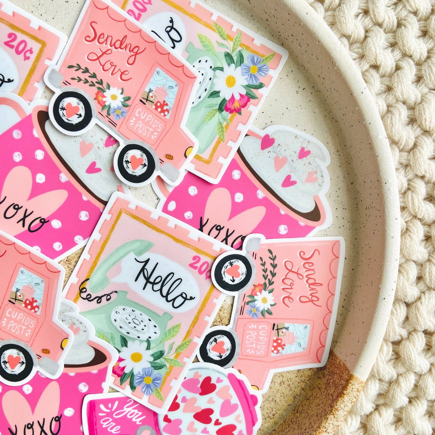 Makerie Day - Valentine's Day Hot Cocoa Mug Sticker