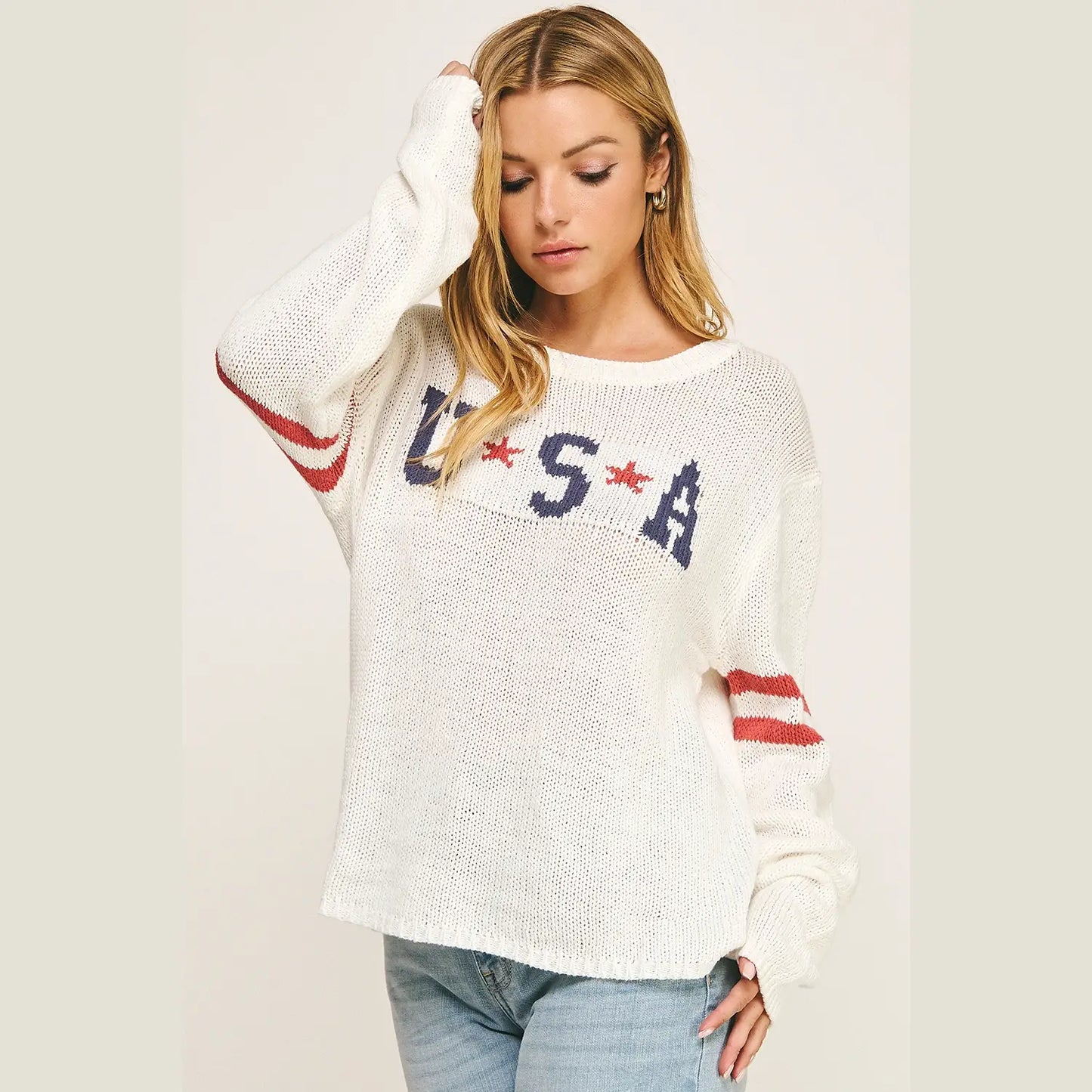 Winslow Collection - AMERICAN PRIDE GRAPHIC SWEATER