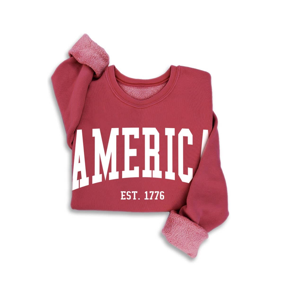 HRTandLUV - AMERICA EST 1776 MINERAL SWEATSHIRTS