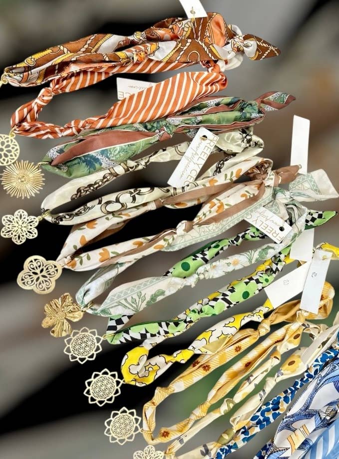 Freely Cece LLC - Trendy Scarf Charm Necklace 