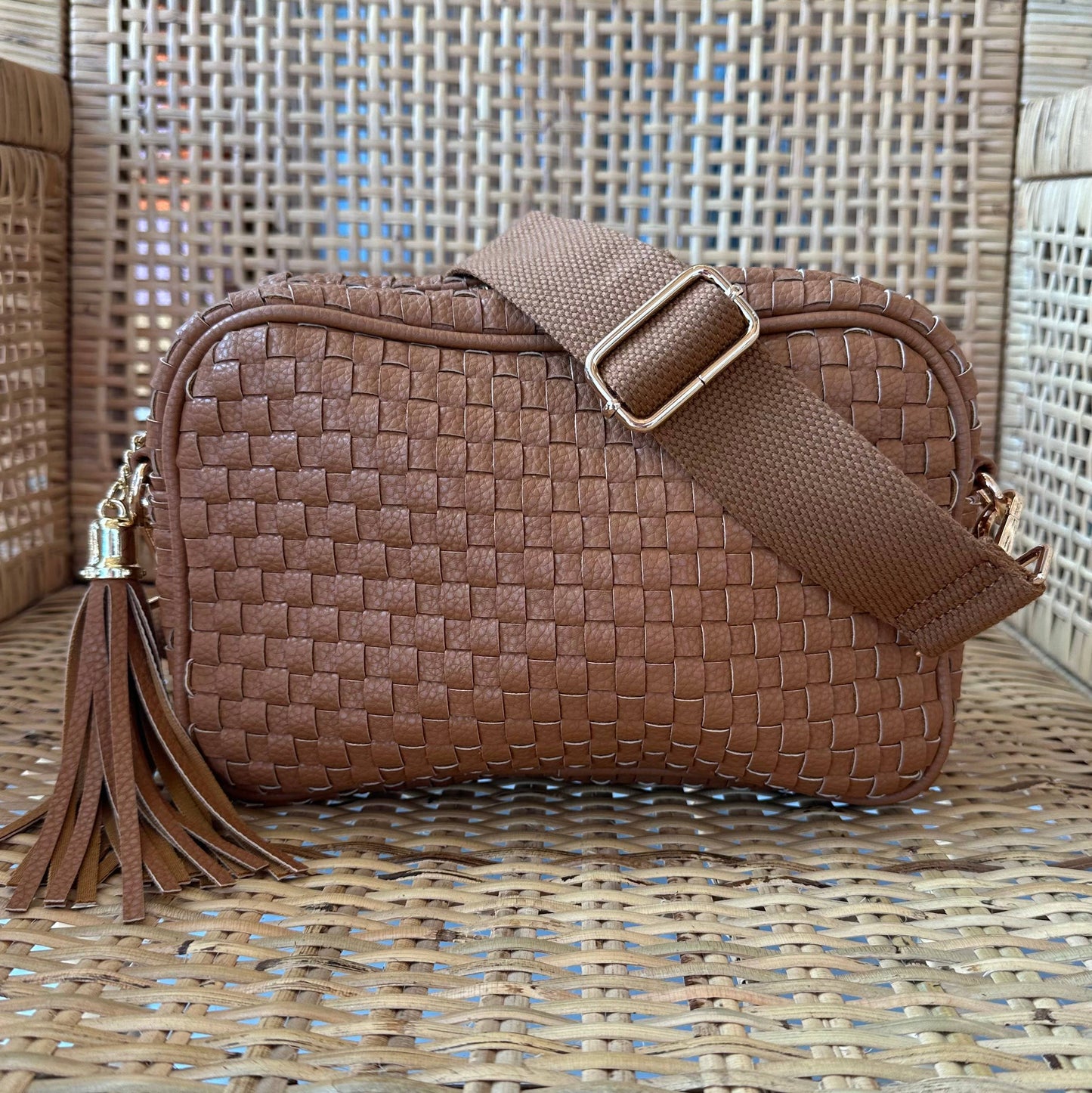 Hart & Lux - Sadie Woven Crossbody Bag