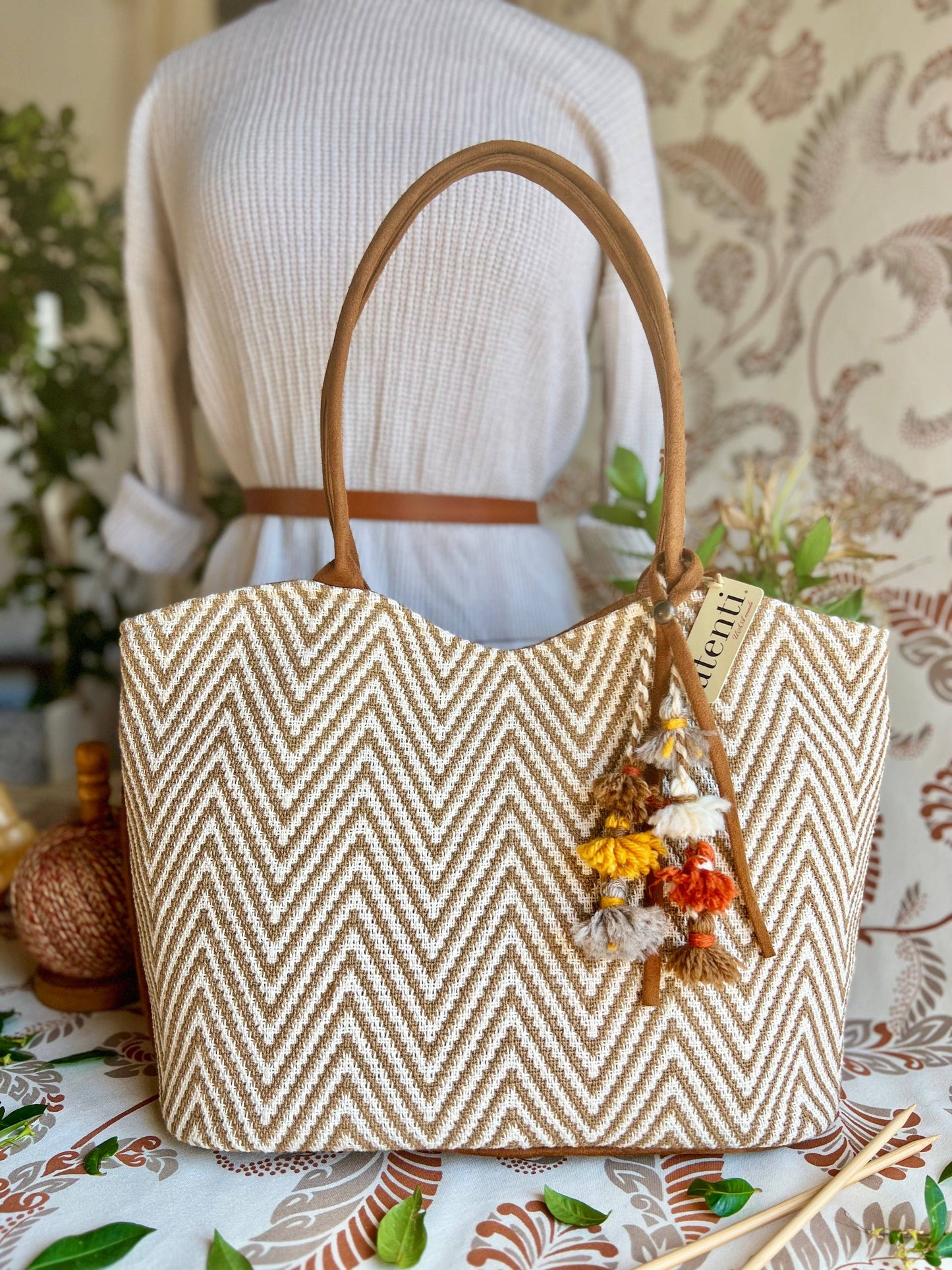 Atenti - Hanna Lolita: USA Made, Handbag with Matching Pouch