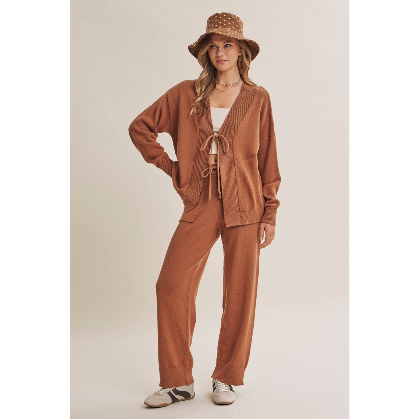in february - SLOW GETAWAY SOFT COTTON VERSATILE SLOUCHY SWEATER CARDIGAN