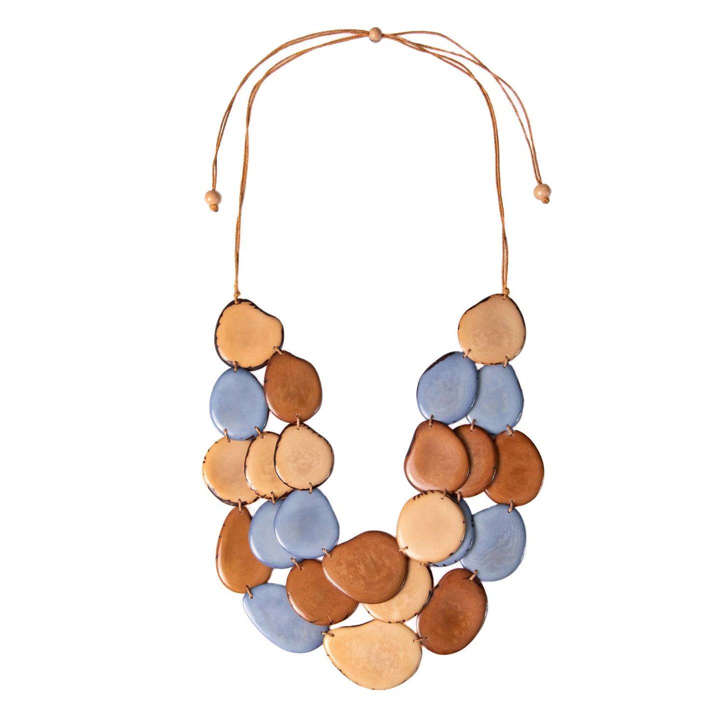 Organic Tagua Jewelry - Amigas Necklace