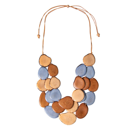 Organic Tagua Jewelry - Amigas Necklace