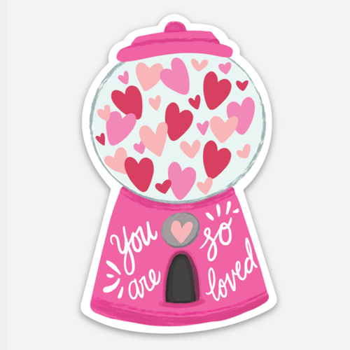 Makerie Day - Valentine's Day Candy Machine Sticker