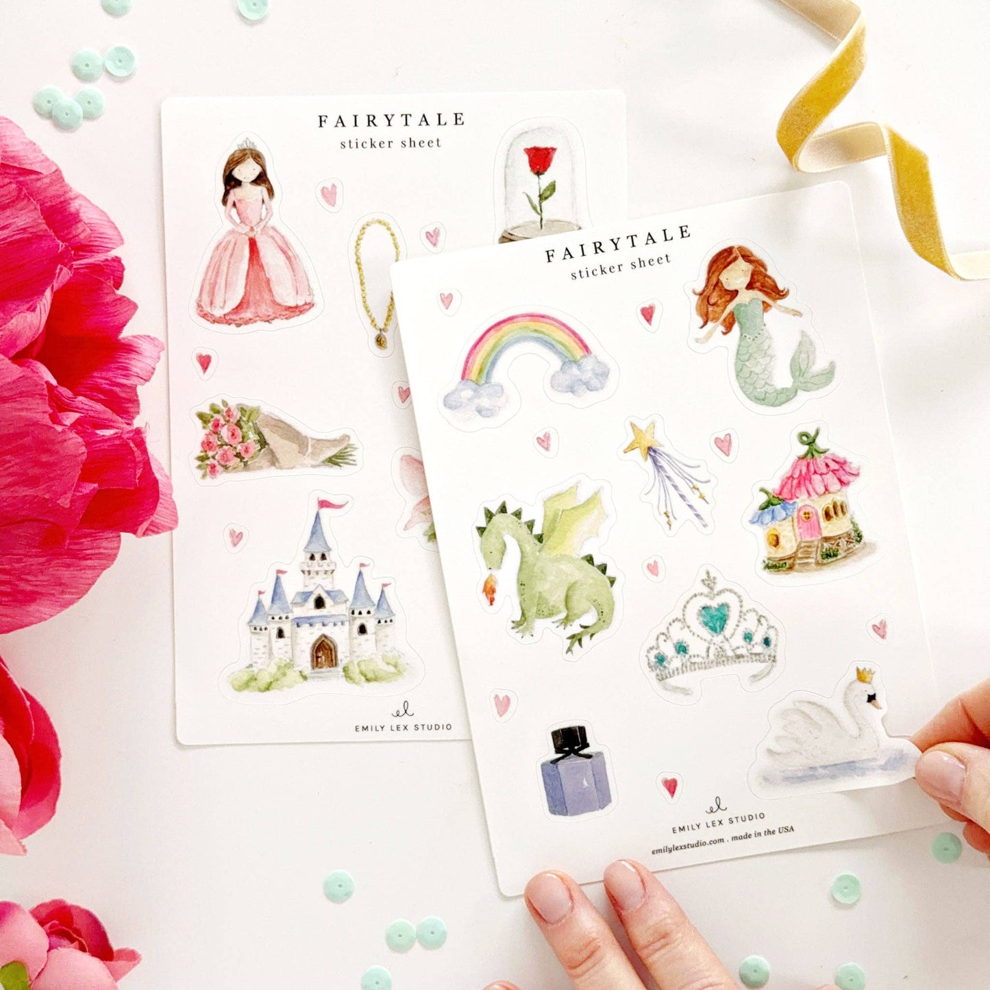 emily lex studio - Fairytale sticker sheets
