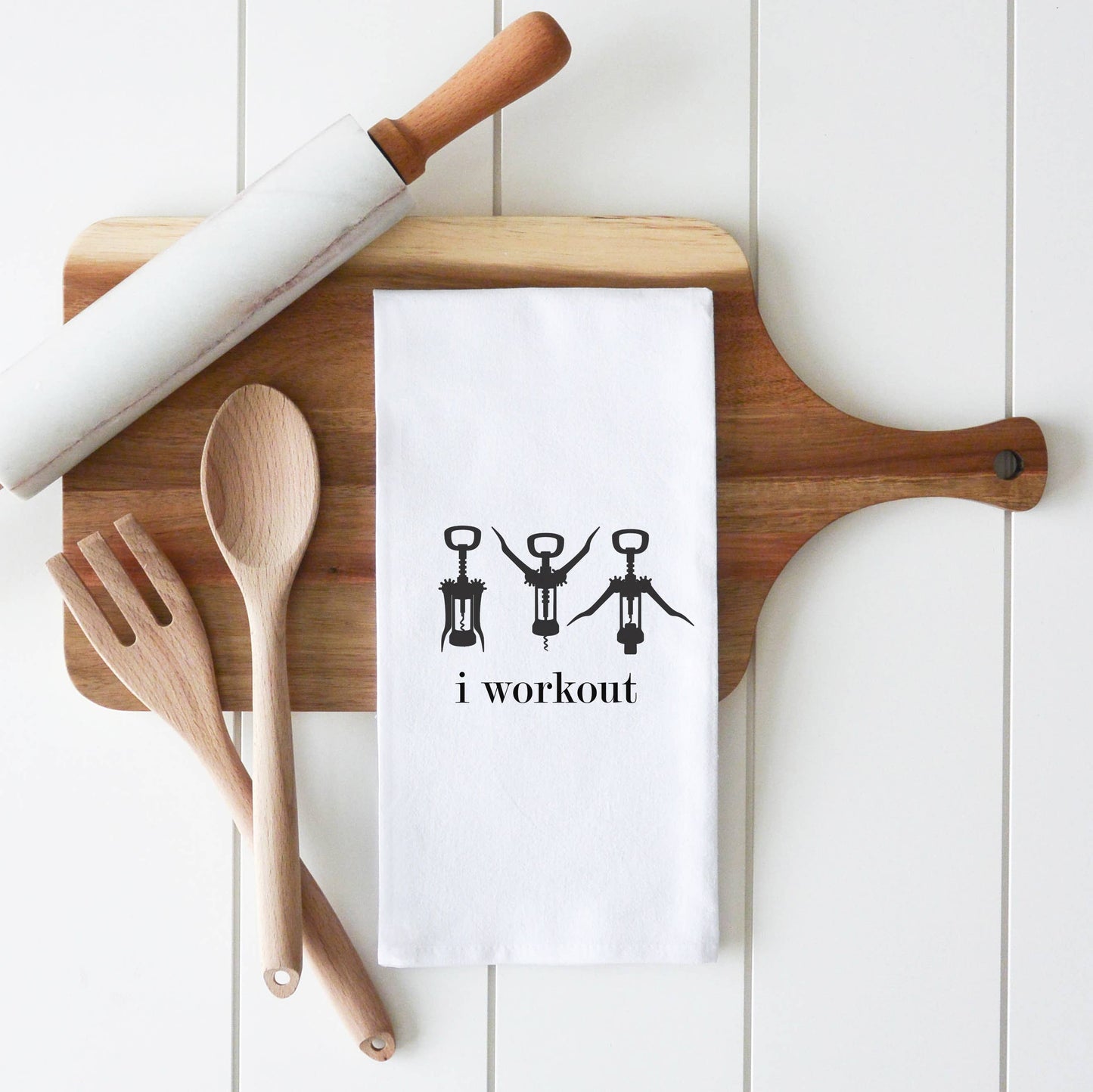 Porter Lane Home - I Workout Tea Towel
