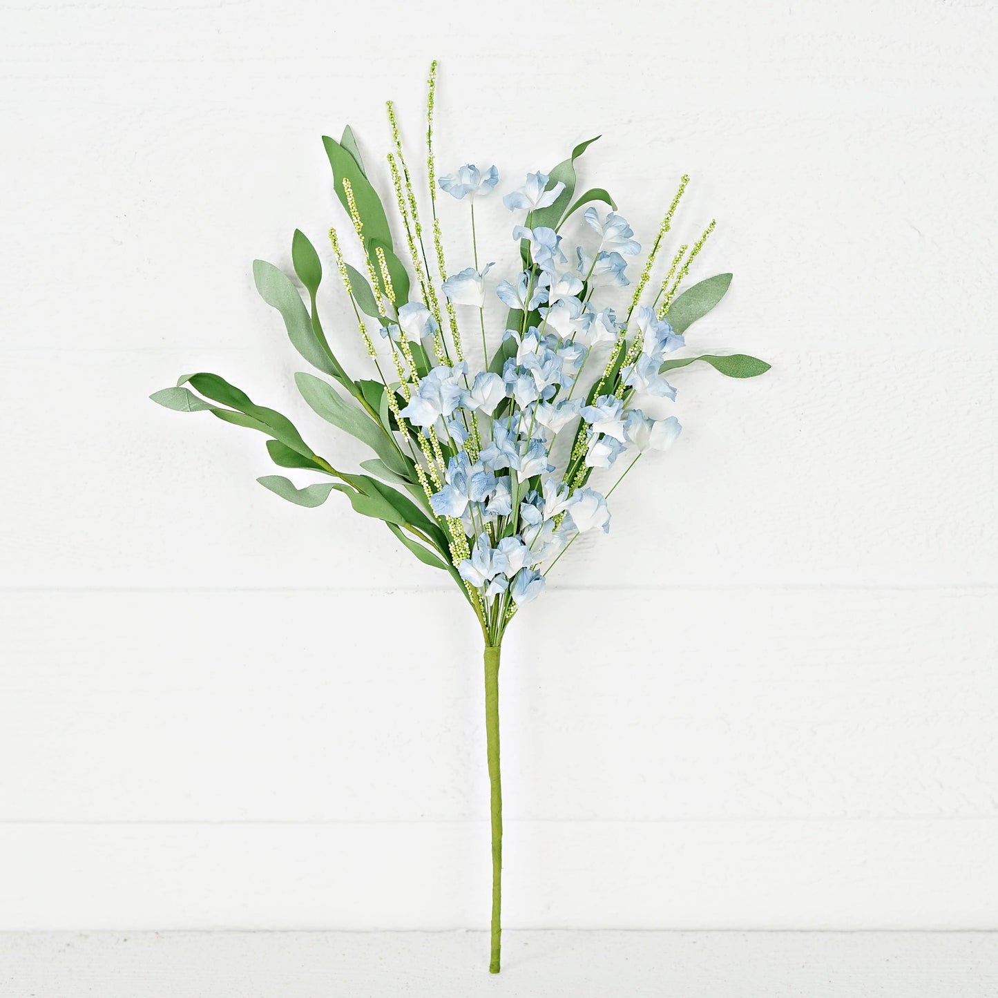 Holiday Depot Inc. - 35116- 19in Bush-Blue Cream Mountain Flowers