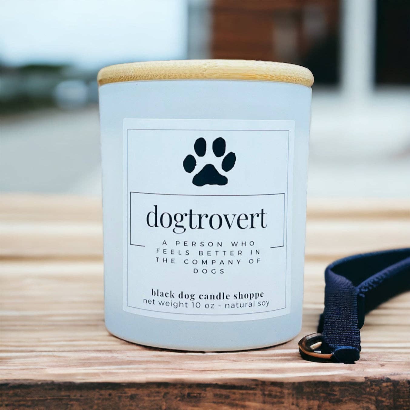 The Black Dog Candle Shoppe - Dogtrovert Dog Lover Candle