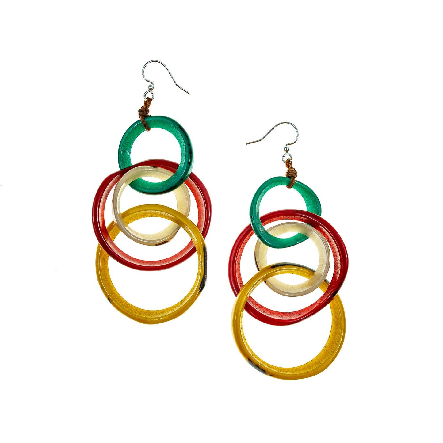 Organic Tagua Jewelry - Yazmine Earrings