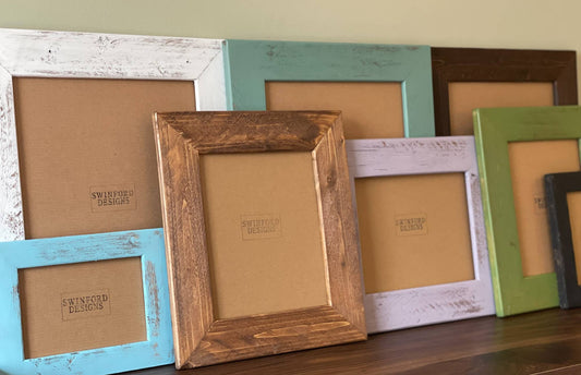 Swinford Designs - Handmade Wooden Picture Frames - Choose Your Size | Color