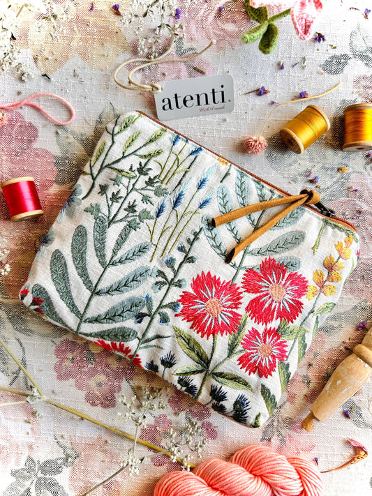 Atenti - Wildflower Accessories Pouch, A Perfect Gift