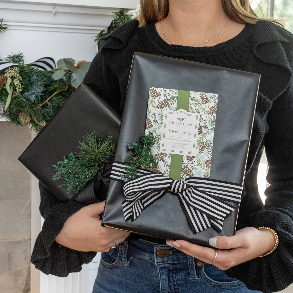 Greenleaf Gifts - Silver Spruce Large Sachet 18 Pack | Holiday