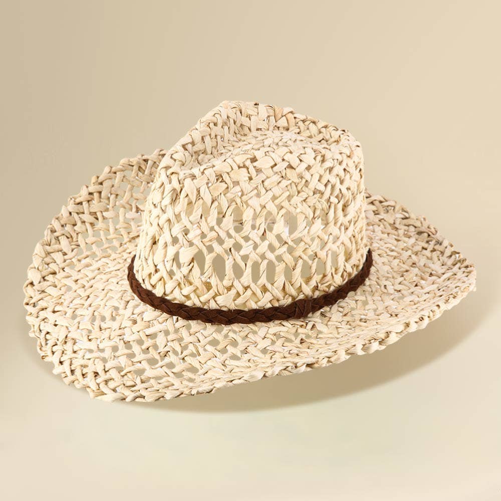 Sensibling Corp. - Lightweight Breathable Woven Summer Fedora Sun Hat