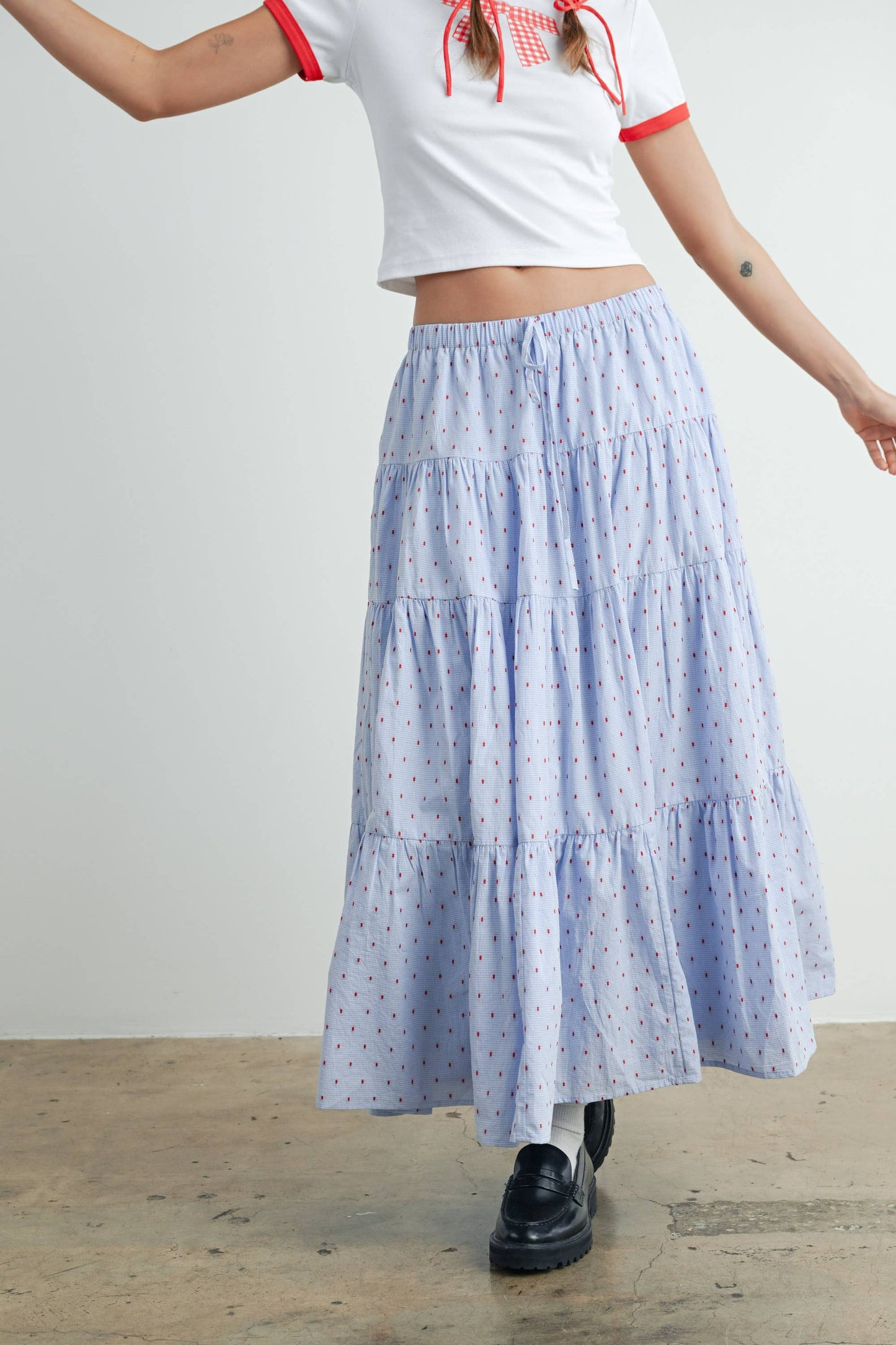 BUTTERMELON - Flowy Maxi Skirt - BMS7624