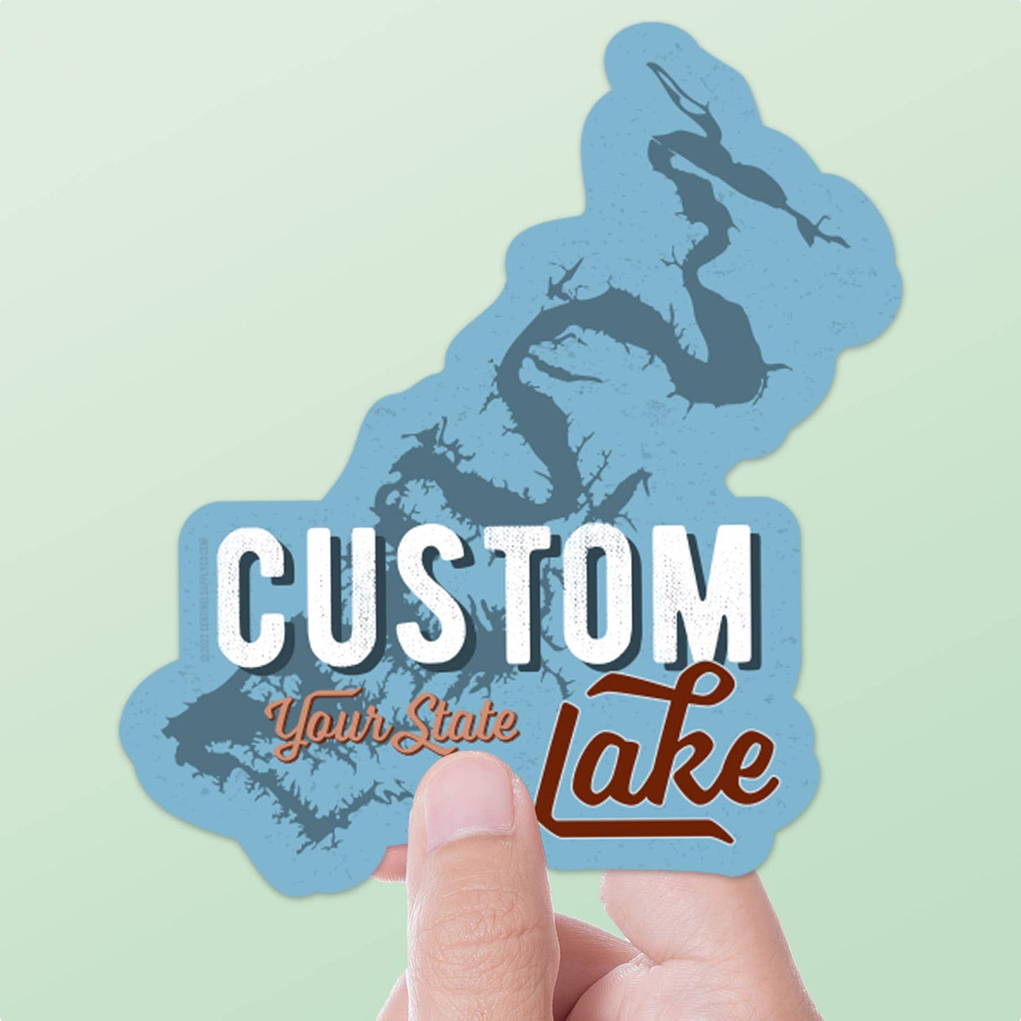 Sentinel Supply - Custom Lake Stickers - Request a Lake on Name Drop Decals