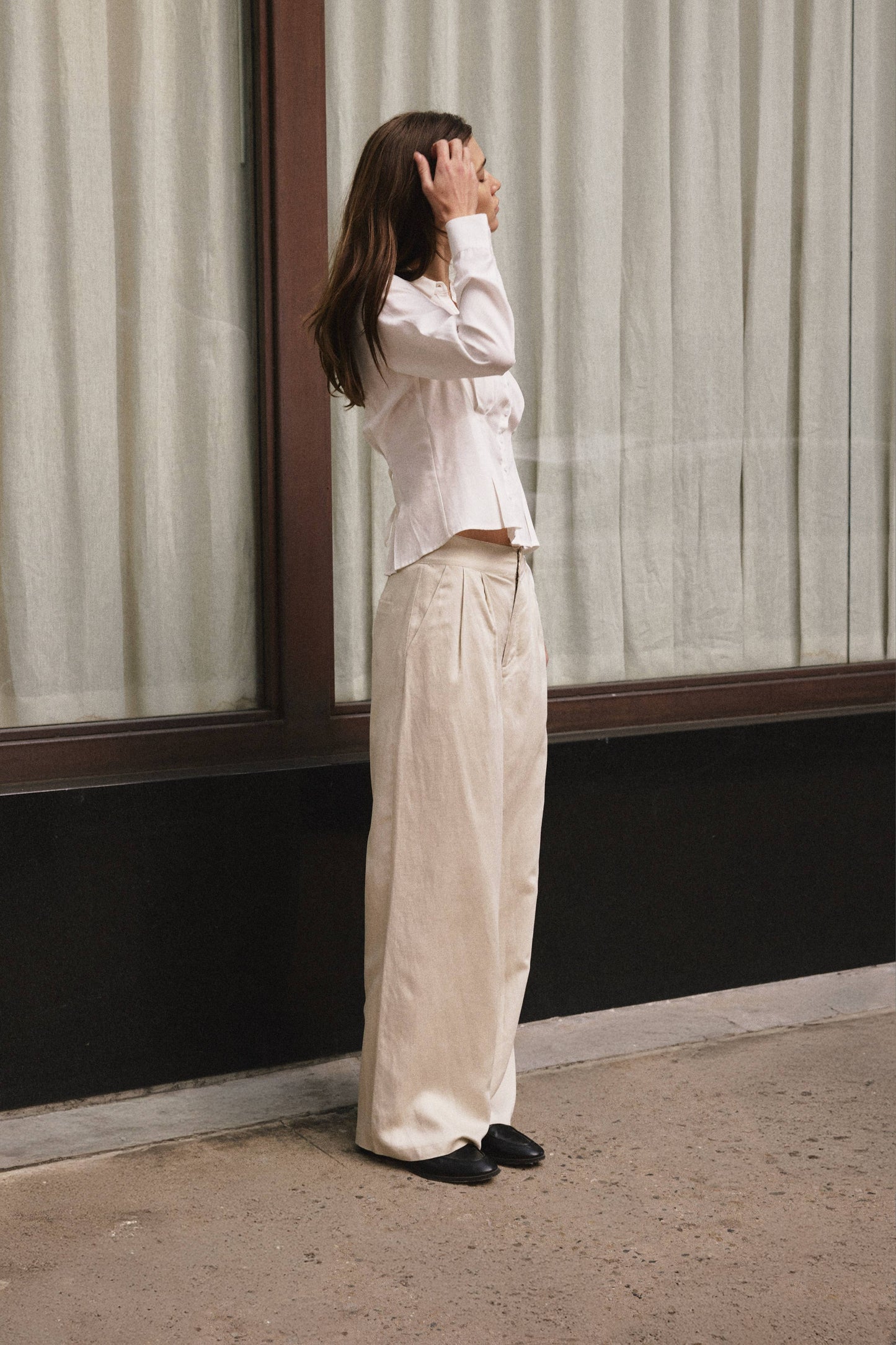 MOD REF - The Sylvia Pants | Linen Blend Trousers