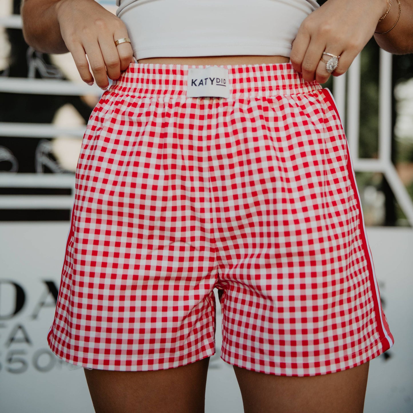 Katydid - Red Plaid Wholesale Cute Women's Boxer Short