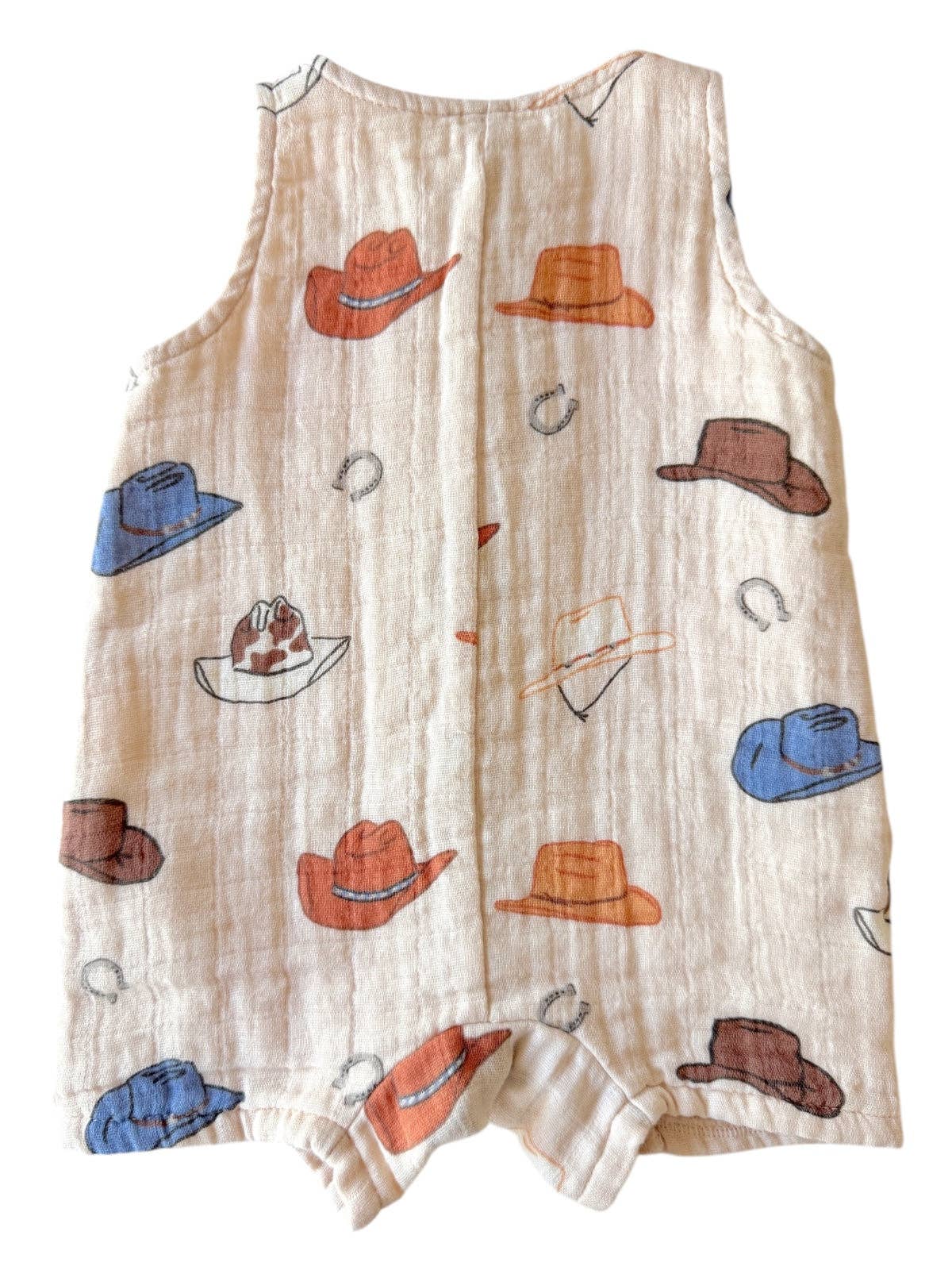SIIX Collection - Western / Muslin Shortie Romper