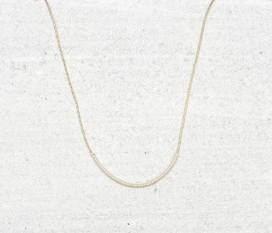 Hope + Vine - Hope Necklace - Gold/White