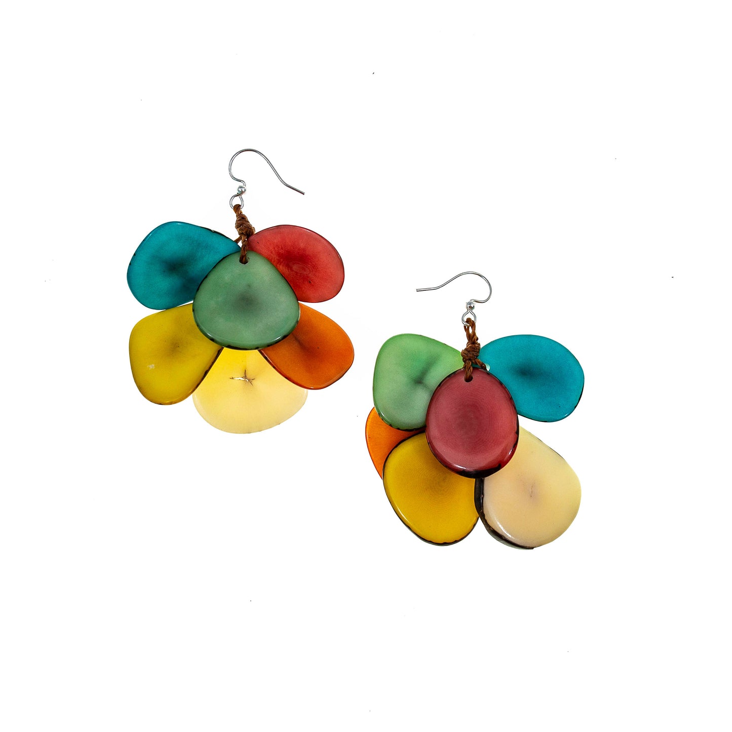 Organic Tagua Jewelry - Mariposa Earrings