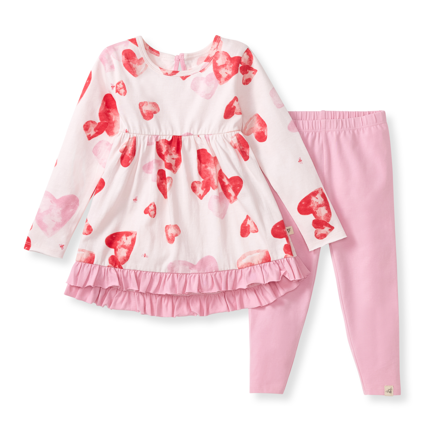 Burt's Bees Baby - I Heart You Tunic & Pants Set